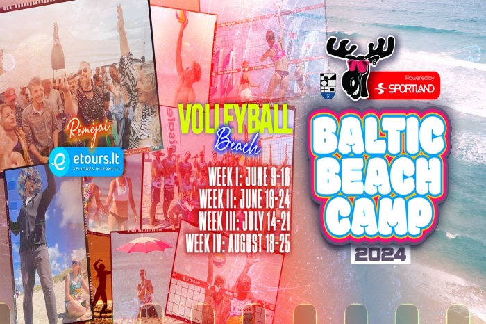 Tinklinio stovykla Nidoje „Baltic Beach Camp 2024”