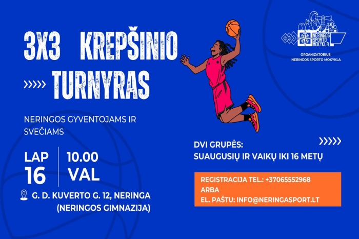 Neringos miesto 587-ojo gimtadienio 3x3 krepšinio turnyras