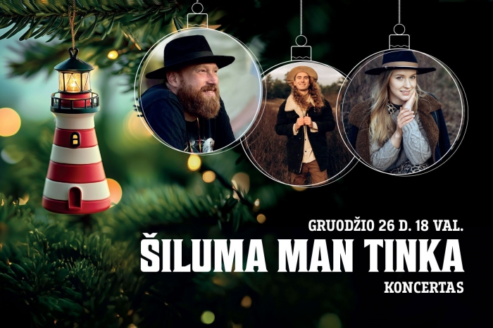 Švyturių Kalėdos Neringoje: grupės „Šiluma man tinka“ koncertas